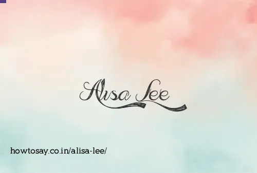 Alisa Lee