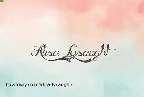 Alisa Lysaught