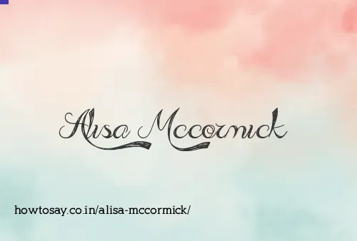 Alisa Mccormick