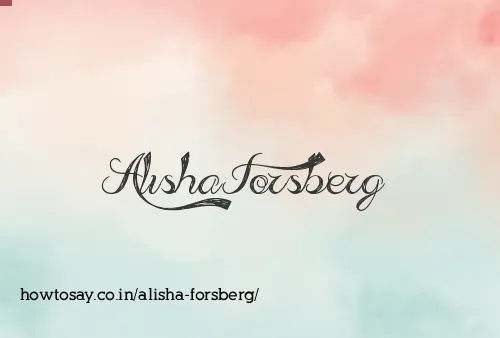 Alisha Forsberg