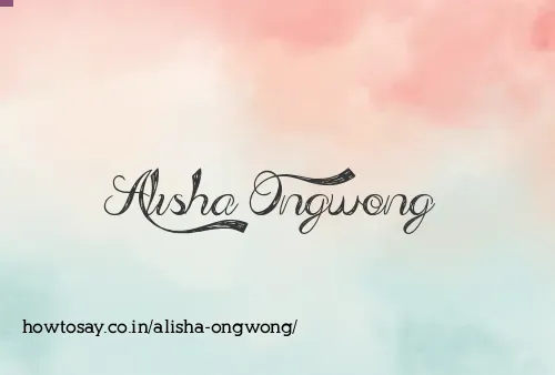 Alisha Ongwong