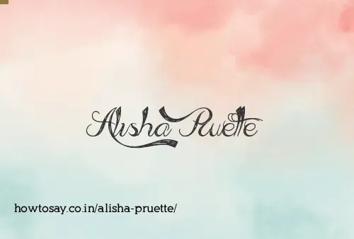 Alisha Pruette