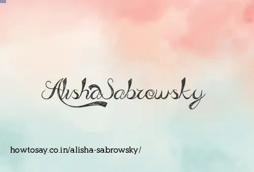 Alisha Sabrowsky