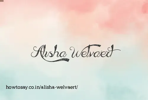 Alisha Welvaert
