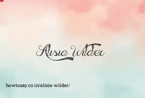 Alisia Wilder