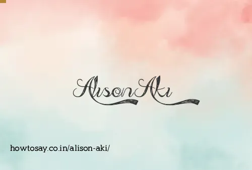 Alison Aki