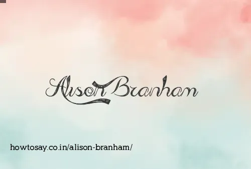 Alison Branham