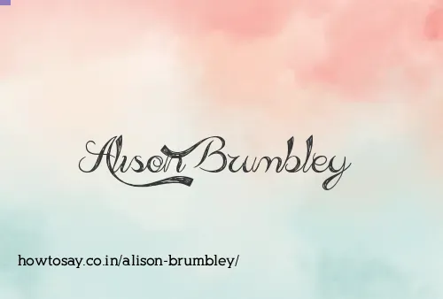 Alison Brumbley