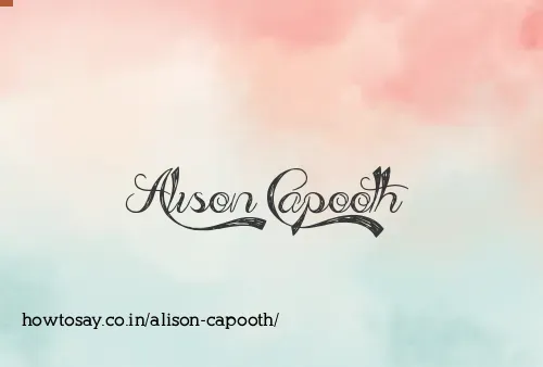 Alison Capooth