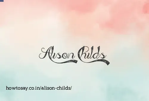 Alison Childs