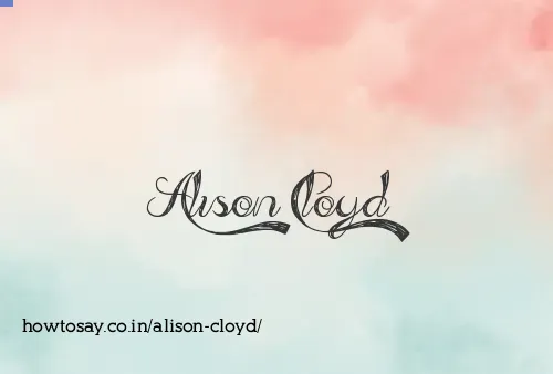 Alison Cloyd