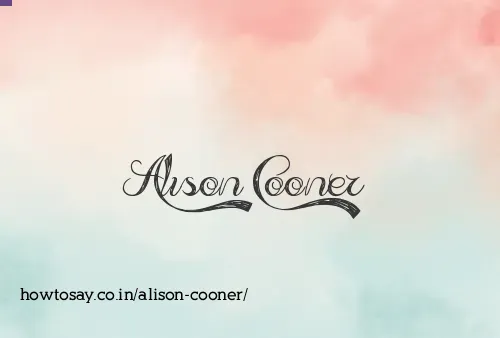 Alison Cooner