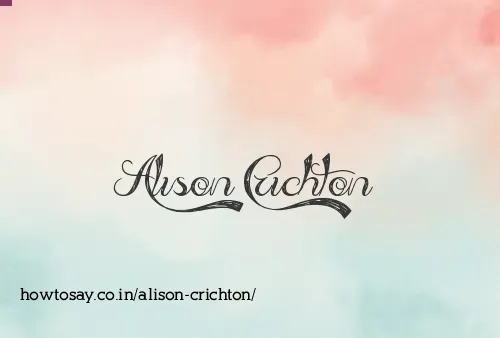 Alison Crichton