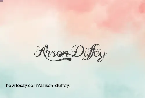 Alison Duffey