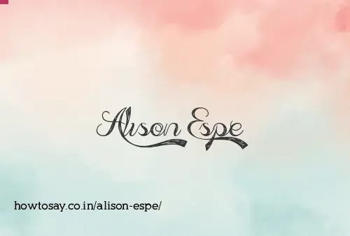 Alison Espe