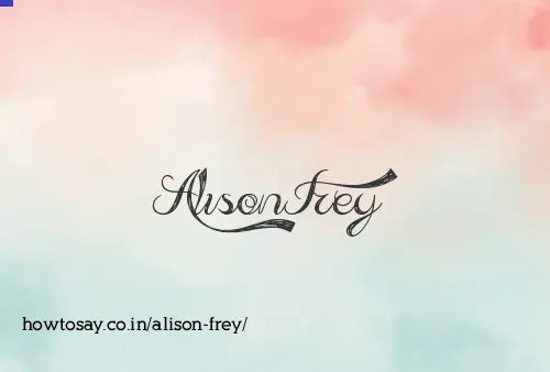 Alison Frey