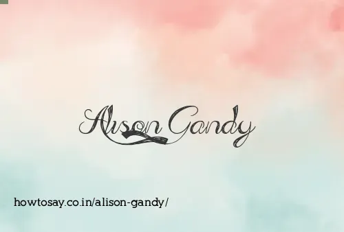 Alison Gandy