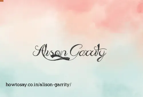 Alison Garrity