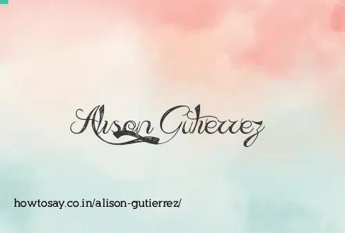 Alison Gutierrez