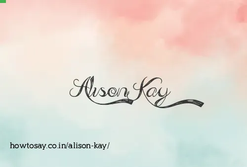 Alison Kay