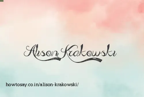 Alison Krakowski