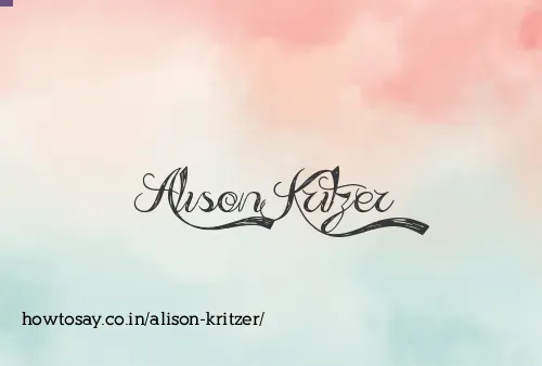 Alison Kritzer