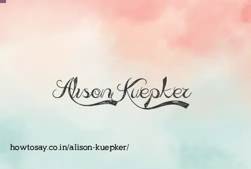 Alison Kuepker