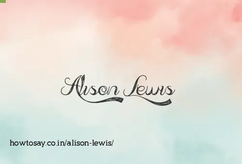 Alison Lewis