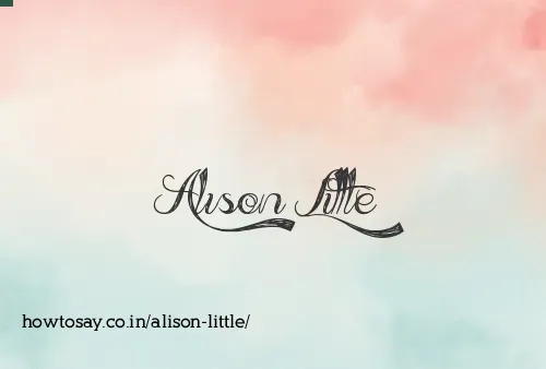 Alison Little