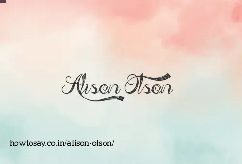 Alison Olson