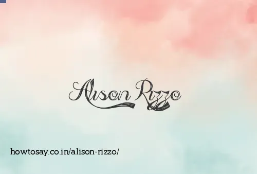 Alison Rizzo