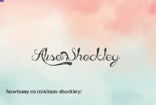 Alison Shockley