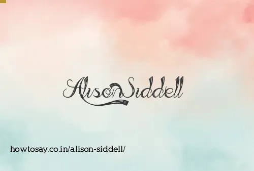 Alison Siddell