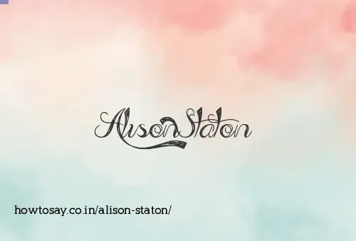 Alison Staton