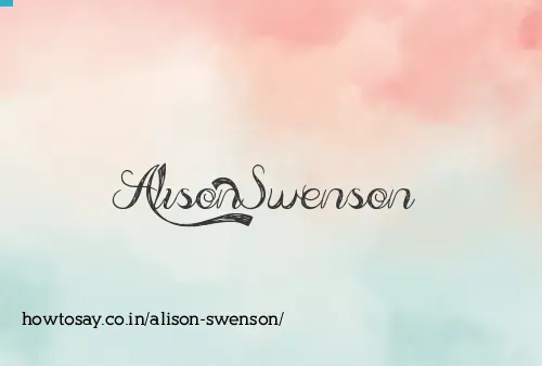 Alison Swenson