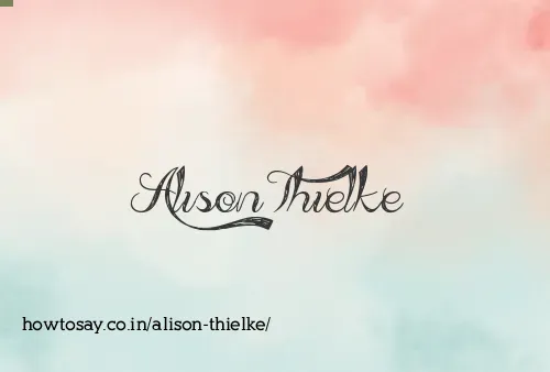 Alison Thielke