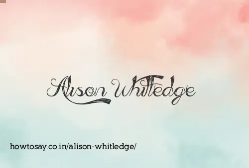 Alison Whitledge