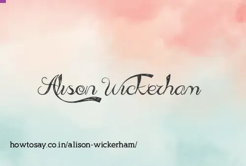 Alison Wickerham