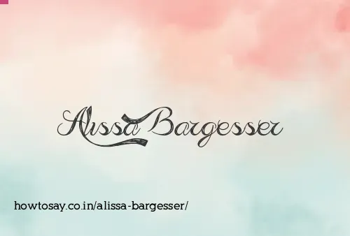 Alissa Bargesser