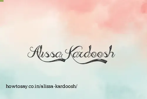 Alissa Kardoosh