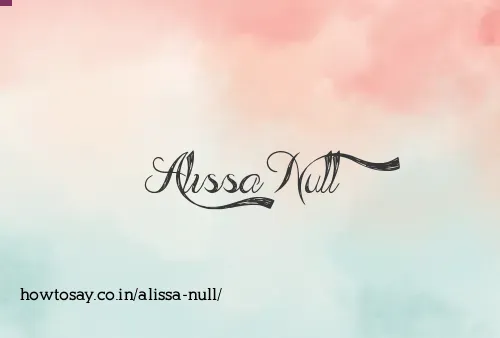 Alissa Null
