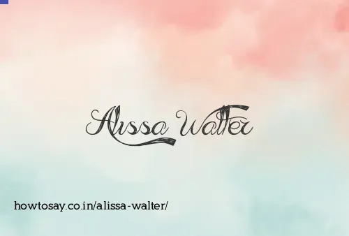 Alissa Walter