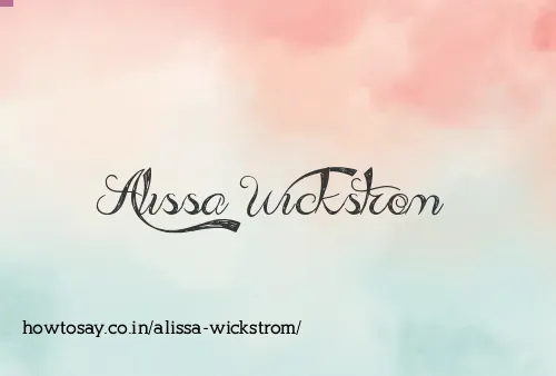 Alissa Wickstrom