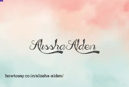 Alissha Alden