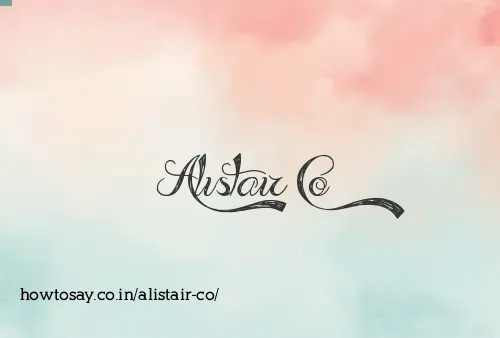 Alistair Co