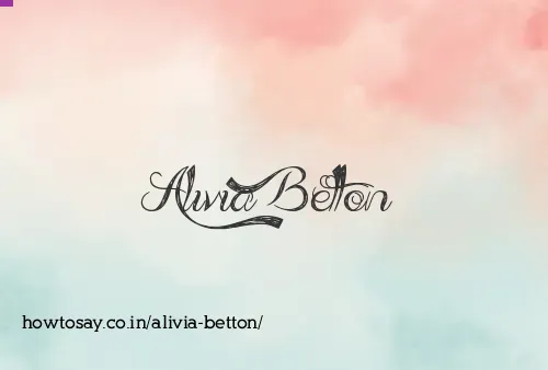 Alivia Betton