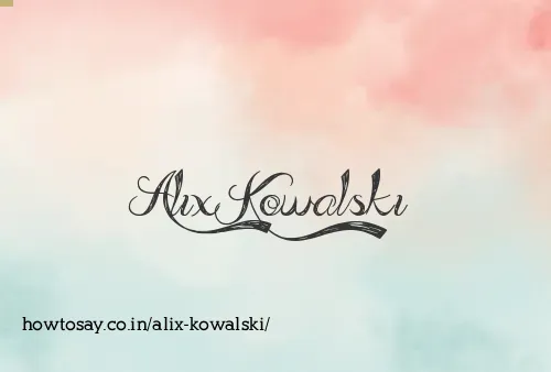 Alix Kowalski