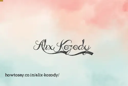 Alix Kozody