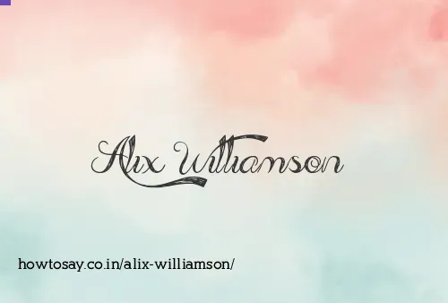 Alix Williamson