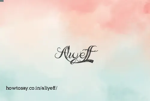 Aliyeff